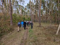 Exkursion zum Thema Waldbeweidung mit Reiner St&uuml;rz